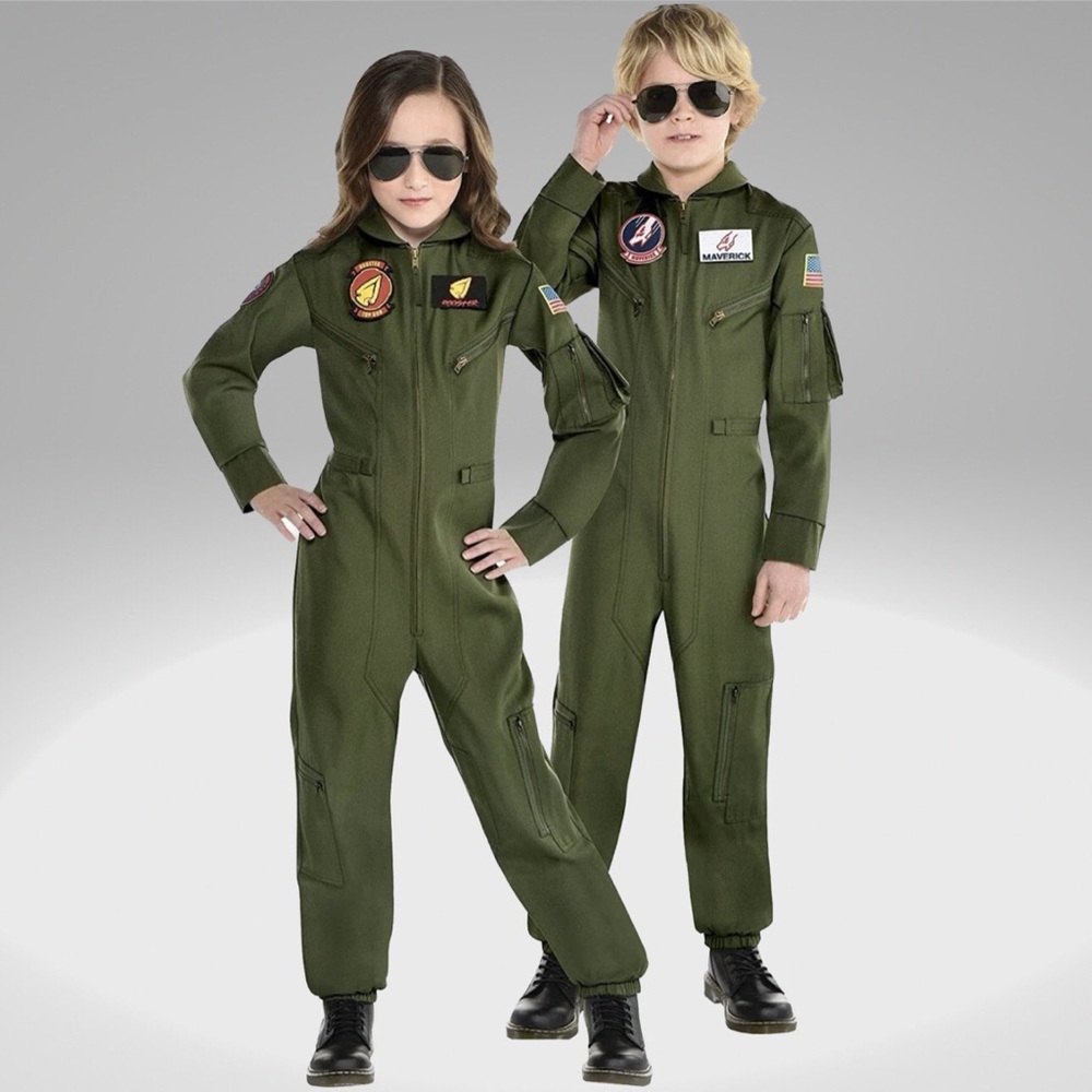 Boy Top Gun maverick costume